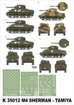 Montex K35012 # M4 Sherman (Tamiya) (1/35) w sklepie internetowym JadarHobby