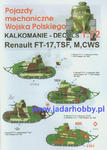 S-PRO 7202 - Renault FT-17, TSF, M, CWS. Pojazdy mechaniczne Wojska Polskiego (1/72) w sklepie internetowym JadarHobby