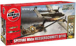 Airfix 50128 Dogfight Double Messerschmitt BF110C/D and Supermarine Spitfire Mk1a (1:72) w sklepie internetowym JadarHobby