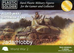 Plastic Soldier WW2V15004 - WW2 Allied M4A1 75mm Sherman Tank (15mm) w sklepie internetowym JadarHobby