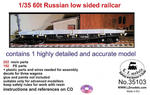LZ Models 35103 - 1:35 60t Russian Low Sided Platform w sklepie internetowym JadarHobby