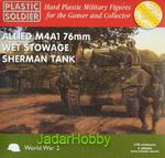 Plastic Soldier WW2V20005 - Allied M4A1 76mm Wet Stowage Sherman Tank (1/72) w sklepie internetowym JadarHobby