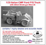 LZ Models 35410 - 1:35 CMP Ford F15 Truck w/20mm Breda Gun Mod.39 w sklepie internetowym JadarHobby