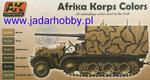 AK Interactive AK550 Afrika Korps Colors (6 x 17ml) w sklepie internetowym JadarHobby