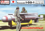 AZ model AZ 4862 Kawasaki I-GO-1 Otsu (Ki-149) with transport trolley (1/48) w sklepie internetowym JadarHobby