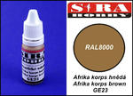 Sira Hobby GE23 Afrika Korps Brown RAL8000 (Farba akrylowa 12ml) w sklepie internetowym JadarHobby