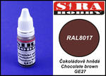 Sira Hobby GE27 Chocolate Brown RAL8017 (Farba akrylowa 12ml) w sklepie internetowym JadarHobby