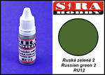 Sira Hobby RU12 Russian Green 2 (Farba akrylowa 12ml) w sklepie internetowym JadarHobby