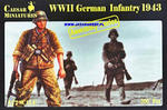 Caesar Miniatures 7711 WWII German Infantry 1943 (1/72) w sklepie internetowym JadarHobby