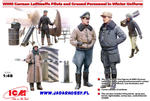 ICM 48086 - German Luftwaffe Pilots and Ground Personnel in Winter Uniform (1/48) w sklepie internetowym JadarHobby