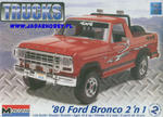 Revell- Monogram 85-7214 '80 Ford Bronco 2 'n 1 (1/24) w sklepie internetowym JadarHobby