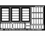 Aber SV-04 Okna okrętowe w skalach od 1:775 do 1:200 (el.fototr. w sklepie internetowym JadarHobby