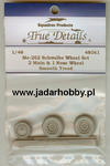 True Details 48061 Me-262 Schwalbe Wheel Set, Smooth Tread (1/48) w sklepie internetowym JadarHobby