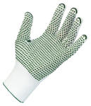 Rękawice 100% poliamid,bezpyłowe nakrapiane PVC, 200 par, rozmiar 9 w sklepie internetowym 24zakupy.com