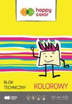 Blok techniczny A4 170g 10k kolor Happy-Color w sklepie internetowym Biurowe-szkolne.pl