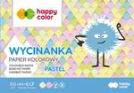 Zeszyt papierów kolorowych wycinanka A4 10K 100g Happy Pastel w sklepie internetowym Biurowe-szkolne.pl