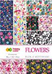 Blok z motywami A4 Flowers Happy Color 15 kartek dla kreatywnych w sklepie internetowym Biurowe-szkolne.pl