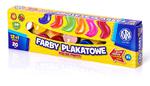 Farby plakatowe Astra 12+1 kolor 20ml w sklepie internetowym Biurowe-szkolne.pl