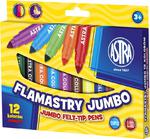 Flamastry 12 kolorów Jumbo Astra w sklepie internetowym Biurowe-szkolne.pl
