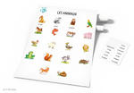 Poster actif de vocabulaire - Les animaux 1... w sklepie internetowym Ettoi.pl