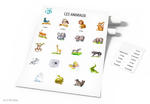 Poster actif de vocabulaire - Les animaux 2... w sklepie internetowym Ettoi.pl