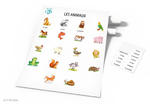 Poster actif de vocabulaire - Les animaux 1 w sklepie internetowym Ettoi.pl