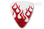 GROVER ALLMAN kostka gitarowa Flame Theme - Red Flame w sklepie internetowym Gitarownia.pl