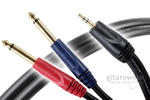 SCHULZ kabel 3m mini jack stereo/2x jack 1/4"  GMS3 w sklepie internetowym Gitarownia.pl