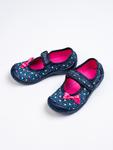 Pantofle dla dziewczynki na rzep serca w sklepie internetowym Glam Boutique