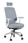 Fotel biurowy ergonomiczny tapicerowany Hero biały w sklepie internetowym Meb24.pl