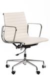 Fotel biurowy CH1171T biała skóra,chrom w sklepie internetowym Meb24.pl