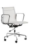 Fotel biurowy CH1171T biała siateczka, chrom w sklepie internetowym Meb24.pl