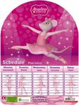 Plan lekcji Angelina Ballerina do pokoju dziecka w sklepie internetowym Krasta.pl