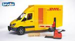 Zabawka - Sprinter DHL z ręcznym podnośnikiem i 2 paletami w sklepie internetowym Agrokom