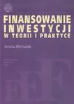 Finansowanie inwestycji w teorii i praktyce w sklepie internetowym ksiazki-naukowe.pl