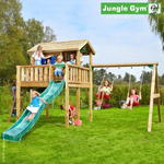 Drewniana kombinacja placu zabaw Jungle Gym TIGER w sklepie internetowym Dotare.pl 