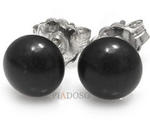 Kryształy Czarne Perły Kolczyki Srebro w sklepie internetowym ARANDE 