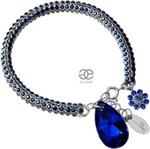 Nowe Kryształy Bransoletka Blue Crystallized w sklepie internetowym ARANDE 