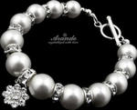 Kryształy Piękna Bransoletka White Crystal Srebro w sklepie internetowym ARANDE 