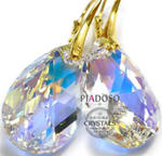 Kryształy Komplet Łańcuszek Złote Srebro Aurora w sklepie internetowym ARANDE 