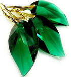 Kryształy Komplet+Łańcuszek Emerald Złote Srebro w sklepie internetowym ARANDE 