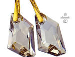 Kryształy Kolczyki Silver Shade Gold Złote Srebro w sklepie internetowym ARANDE 