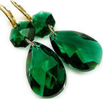Nowe! Kryształy Piękny Komplet Emerald Jolie Gold w sklepie internetowym ARANDE 