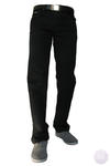 Elastyczne męskie czarne spodnie jeansowe długość 34 (QD-1) - 34 w sklepie internetowym Mercerie.pl