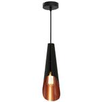 LUMINEX 9182 ŻYRANDOL CALYX BLACK/GOLD 1 EAN 5907565991826 Rabaty do 18% na całe zamówienie ! w sklepie internetowym Oswietlenielampy.com