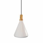 Step into Design Lampa wisząca NORDIC WOODY biało drewniana 25 cm ST-5097c Rabat w koszyku do 18% na całe zamówienie ! w sklepie internetowym Oswietlenielampy.com