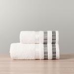 Ręcznik frotte kolor biały rozmiar 50x90 cm LUXURY w sklepie internetowym Magdalena24.pl