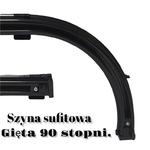 Czarna szyna sufitowa gięta 90 stopni w sklepie internetowym Magdalena24.pl