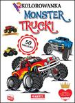 Kolorowanka z naklejkami Monster Trucki w sklepie internetowym wydawnictwomartel.pl