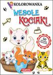 Kolorowanka z naklejkami z brokatem Wesołe kociaki w sklepie internetowym wydawnictwomartel.pl